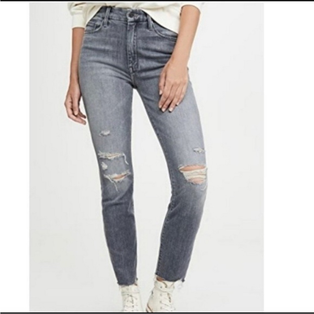 MOTHER The Looker Ankle Fray Jeans
